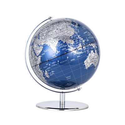 Blog 25cm blue metal globe office supplies teaching supplies creative gifts office study decoration(Chinese Edition)