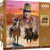 MasterPieces 1000 Piece John Wayne Jigsaw Puzzle for Adults, Family, Or Youth - The Cowboy Way - 19.25"x26.75" view 1