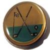 18th HOLE GOLF LOGO ON a DOLLAR LIBERTY COIN Challenge Collectible Lucky Coin U.S. or Golf ball marker view 1