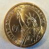 18th HOLE GOLF LOGO ON a DOLLAR LIBERTY COIN Challenge Collectible Lucky Coin U.S. or Golf ball marker view 2