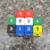 Assorted Opaque Dice with Numbers D6 16mm (5/8in) Pack of 10 Dice Koplow Games view 3