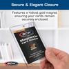 BCW Magnetic Card Holder - 35 PT Thickness - 20 Pack | Protective Display Card Case with Secure Gold Magnet Closure | UV Protection, Quick Access Design for Sports, Gaming, and Collectible Cards view 4