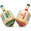 Alondra's Imports Pirinola Toma Todo Set  Mexican Fiesta, Kids and Adults Family Party Games, Bachelor Parties or Baby Shower, Wood Spinning Top Game - Premium Quality Finish - Complete Set of 2 view 1