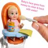 Barbie Skipper Babysitters Inc Dolls & Accessories, Set with Skipper Doll, Color-Change Baby Doll, High Chair & Crib Furniture view 3