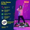 Kidzlane Electronic Dance Mat for Kids 8-12, Wireless Kids' Dance Pad with Bluetooth/AUX, Built-in Music, 5 Challenge Levels, 4 Modes - Interactive Toys for Children, Ages 6 and Up view 4