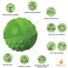 caaocho Pure Natural Rubber Sensory Ball Meadow 3" - Sealed Hole, BPA Free Baby Ball Toy, for Sensory Play, for Sensory Development, Hole Free Baby Toy, Perfect Bouncer, Without Hole view 2