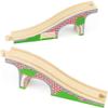 Conductor Carl Wood Train Track Expansion Packs| Compatible with Most Train Tracks| Brick Bridge -1 Count (Pack of 2) view 3