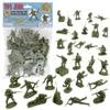 BMC WW2 Iwo Jima US Marines Plastic Army Men - 36 American Soldier Figures view 1