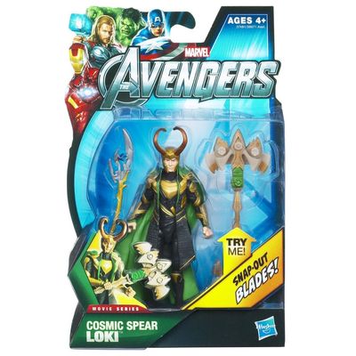 Marvel Avengers Movie 4 Inch Action Figure Cosmic Spear Loki