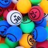 MR CHIPS Professional Bingo Balls 1.5" (38mm), Multi-Color Single Number, Ping Pong Style Replacement Balls for Manual Bingo Cages & Blower Machines view 1