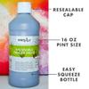 Handy Art Washable Finger Paint, Silver, 16 oz Bottle, Non Toxic Ages 3 & Up view 3