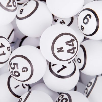 MR CHIPS Professional Bingo Balls 1.5" (38mm), White Double Number, Ping Pong Style Replacement Balls for Manual Bingo Cages & Blower Machines