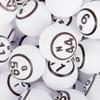 MR CHIPS Professional Bingo Balls 1.5" (38mm), White Double Number, Ping Pong Style Replacement Balls for Manual Bingo Cages & Blower Machines view 1