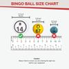 MR CHIPS Professional Bingo Balls 1.5" (38mm), White Double Number, Ping Pong Style Replacement Balls for Manual Bingo Cages & Blower Machines view 3