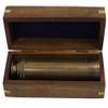 15" Handheld Pirate Telescope with Wooden Box - Nautical Antique Finish view 3