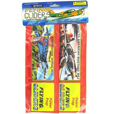 Bulk Buys KK776-96 Flying Gliders with Plastic Propeller and Nose Bearing-Set of 2 - Pack of 96