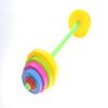 AMPERSAND SHOPS Toy Kids Adjustable Barbell - 8 Different Weight Plates (30" Bar) view 1