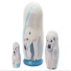 Golden Cockerel Polar Bear Nesting Doll 3pc. /3. 5" view 2