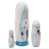 Golden Cockerel Polar Bear Nesting Doll 3pc. /3. 5" view 3