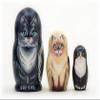 Golden Cockerel House Cats Doll 3pc. /3. 5" view 1