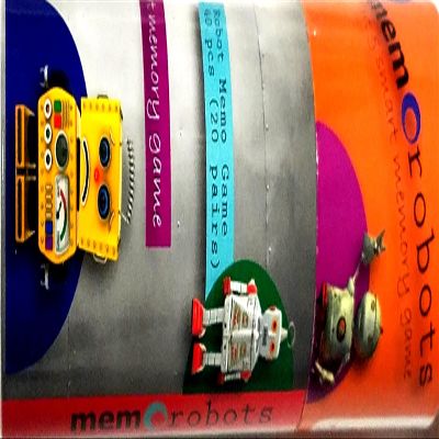 Memorobots Art and Smart Memory Game (20 Pairs) Face Memo Game