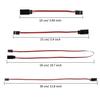 TecUnite 20 Pieces 3 Pin Servo Extension Cable Female to Male RC Cord Wire Connectors Remote Control Parts for Connection Board, 4 Sizes view 2