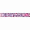 12ft Foil Ladybug 1st Birthday Banner view 1