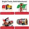 BRIO World Deluxe Railway Set - 87-Piece Wooden Train Set - Includes Passenger & Freight Trains, Stations, Accessories - Safe & Sustainable - MESH Accredited Fun Play for Kids Ages 3 & Up view 3