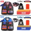 POKONBOY 2 Sets Tactical Vest Kits Compatible with Nerf Guns N-Strike Elite Series view 2