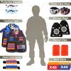 POKONBOY 2 Sets Tactical Vest Kits Compatible with Nerf Guns N-Strike Elite Series view 3