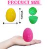 GIFTEXPRESS Plastic Bright Easter Egg Assortment 50 Pcs Perfect for Easter Egg Hunt/Surprise Egg/Easter Hunt view 3