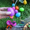 GIFTEXPRESS Plastic Bright Easter Egg Assortment 50 Pcs Perfect for Easter Egg Hunt/Surprise Egg/Easter Hunt view 4