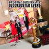 Huge Vinyl Inflatable Movie Buff Party Decoration (5 Feet Tall) Movie Night and Awards Party Decor view 3