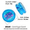 Yomega 2 Legendary Spinners The Original Yoyo with A Brain and Fireball Transaxle Yo-Yo for All Level String Trick Play + 5 Extra Strings (Fireball Red-Brain Blue) view 4