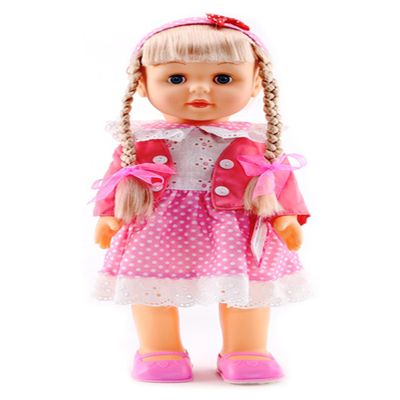 Belinda Walking Doll 17" Interactive Vinyl Dolls Sonic Control Singing Talking Cuddly Baby with Blinking Eyes
