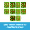 Regal Bingo Bulk Bingo Cards with Sliding Windows - Reusable Large Print Bingo Game Cards for Adults Large Group - 10 Pack, Green view 2
