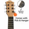 23" Acoustic Guitar, Kids 6 String Toy Guitar - Realistic Steel Strings - Beginner Practice First Musical Instrument for Children, Toddlers (Natural) view 3