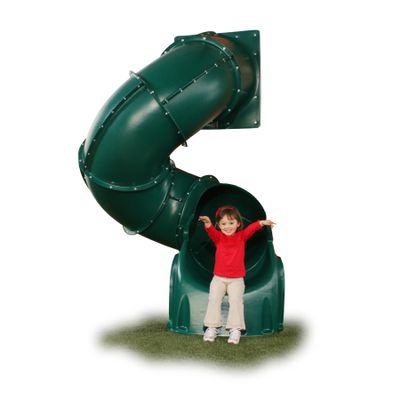 5 Ft Turbo Tube Slide Green