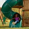 5 Ft Turbo Tube Slide Green view 3