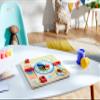 Small Foot Wooden Toys Educational Board Date, Time & Season Wooden Educational Toy Playset Designed for Children 3+, Multi (4768) view 2
