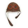 Adorable Pilot Aviator Warm Hat Brown Beanie Plush Cap Fleece Warm Hat Cap with Earmuffs Baby Toddler Protect view 1