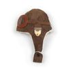 Adorable Pilot Aviator Warm Hat Brown Beanie Plush Cap Fleece Warm Hat Cap with Earmuffs Baby Toddler Protect view 3