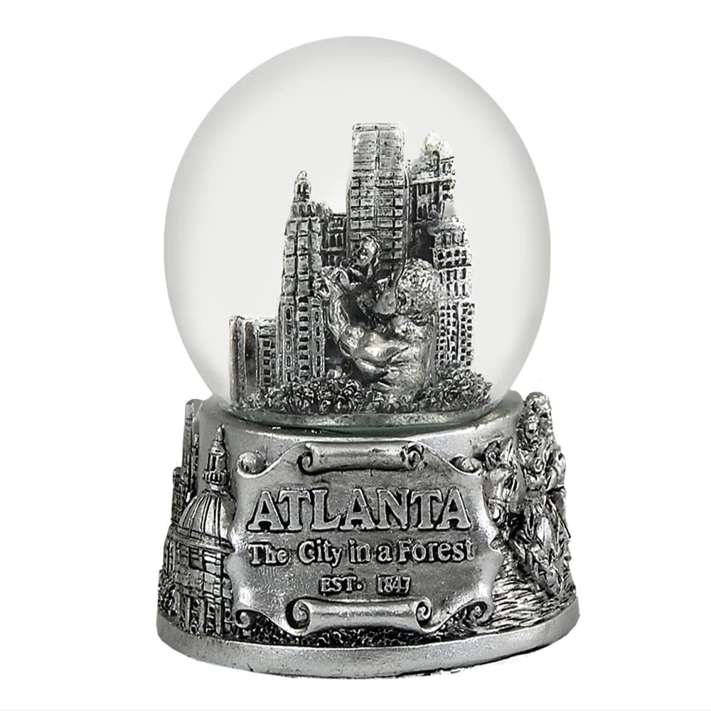 Americaware PSGATL65 65 mm Atlanta Snow Globe