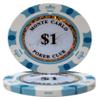 Brybelly Monte Carlo Home Style 14gm 500 Chip Clay Poker Set with Aluminum Case - Comes with 3 Bonus Dealer Button Set! view 3