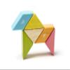 6 Piece Tegu Pocket Pouch Prism Magnetic Wooden Block Set, Tints view 4