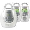 VTech DM221-2 Audio Baby Monitor with Two Parent Units - DECT 6.0, Up to 1,000 ft Range, Talk-Back Intercom, Vibrating Alert, Night Light, White view 1