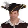 Amscan Black Pirate Captain's Hat - 1 Piece - Perfect for Costume Play & Themed Parties view 2