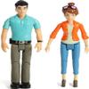 Beverly Hills Doll Collection TM Sweet Li'l Family Dollhouse People Set of 2 Action Figures Set Mom and Dad, Doll House Accessories for Toddlers view 1