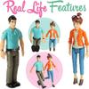 Beverly Hills Doll Collection TM Sweet Li'l Family Dollhouse People Set of 2 Action Figures Set Mom and Dad, Doll House Accessories for Toddlers view 2