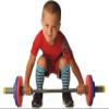 WOD Toys Barbell Mini - Adjustable Kids Barbell Toy Weight Set for Kid Fitness, Weightlifting and Power lifting - Safe, Durable Kid's Gym Workout and Exercise Equipment for Toddlers and Children view 1